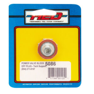 Power Valve Block-Off Plug