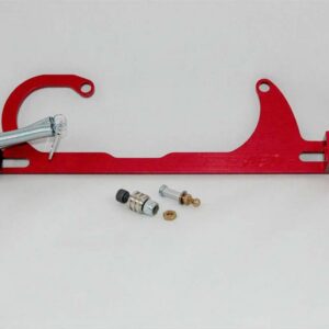 Chevy Throttle & Spring Bracket - Red