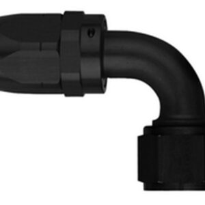 #10 90 Deg Hose End Black
