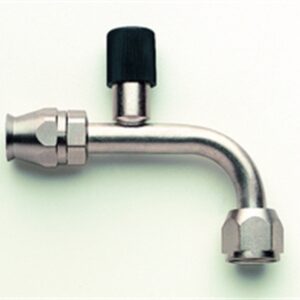 90 Degree -10 A/C Fitting w/Charge Port