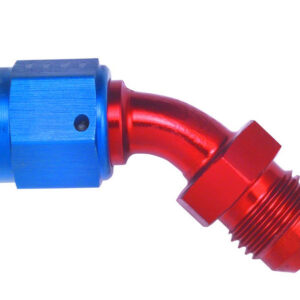 #10 Male to #10 Female 45 Deg Swivel Fitting