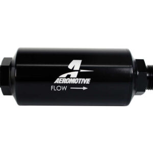 10an Inline Fuel Filter 100 Micron 2in OD Black