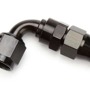6an 90-Degree PTFE Hose Black