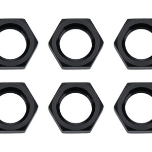 Bulkhead Nuts Black -3 Black 10pk