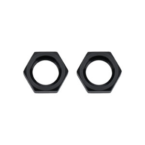 Bulkhead Nuts Black -3 2pk