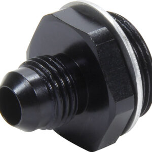 Carb Fitting w/washer 7/8-20 to -6 Male Black