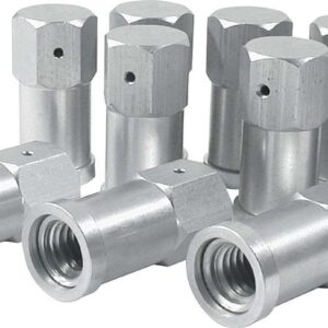 QC Cover Nuts Alum 10pk