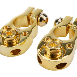 Gold Top Post Terminal 1pr