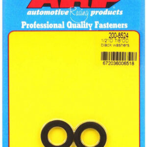 Black Washers - 1/2 ID x 7/8 OD (2pk)