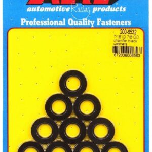 Black Washers - 7/16 ID x 7/8 OD (10)