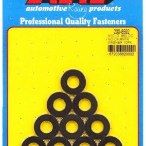 Black Washers - 10mm ID x .850 OD (10)