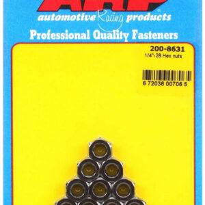 1/4-28 Hex Nut w/Flange Kit (10pk)