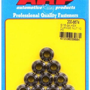 Hex Nut Kit w/Flange 5/16-24 (10pk)