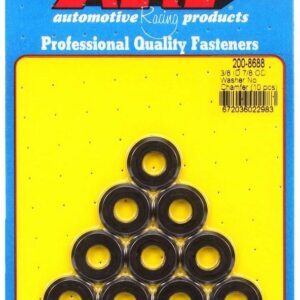 Black Washers - 3/8 ID x 7/8 OD (10)