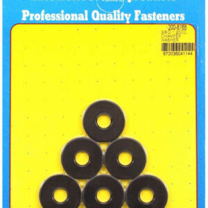 Black Washers - 3/8 ID x 1.200 OD w/Chamfer 10pk