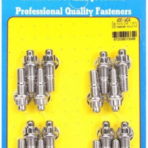 S/S Header Stud Kit - 3/8in x 1.670in OAL (16)