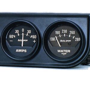 2in Black Mech.Gauge Pnl