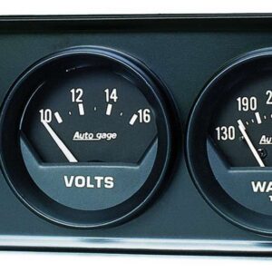 2in Black Mech.Gauge Pnl