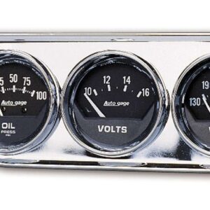 2in Chrm Mech.Gauge Pnl