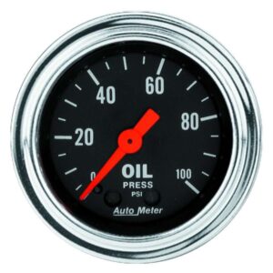 0-100 Oil Pressure Gauge