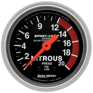 2-1/16in Sport Comp NOS Pressure Gauge
