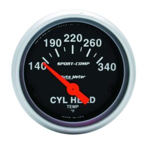 2-1/16in S/C Cylinder Hd Temp. Gauge 140-340
