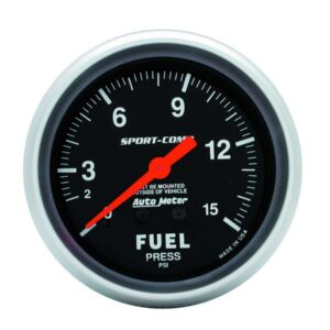 0-15 Fuel Pressure Gauge