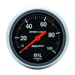0-100 Oil Pressure Gauge