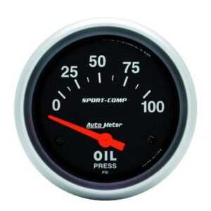 0-100 Oil Pressure Gauge