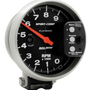5in S/C 9000 RPM Playback Tach