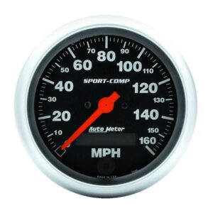 3-3/8in S/C Electric Speedo - 160MPH
