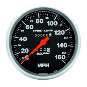 5in Sport Comp 160mph Speedometer