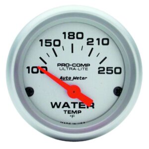 2-1/16in U/L Water Temp Gauge 100-250