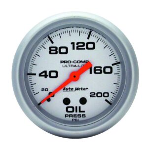 2-5/8in Mech Oil Pressure 0-200 Psi