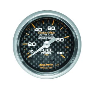 C/F 2-1/16in Fuel Press. Gauge 0-100PSI