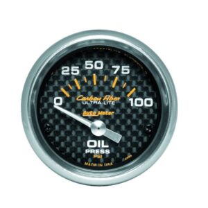 C/F 2-1/16in Oil Pressure Gauge 0-100PSI