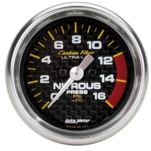 2-1/16in C/F Nitrous Press. Gauge 0-1600psi