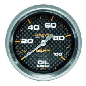 C/F 2-5/8in Oil Pressure Gauge 0-100PSI