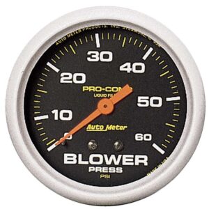 0-60 Blower Pressure