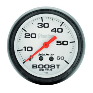 2-1/16 Phantom Boost Gauge - 0-60psi