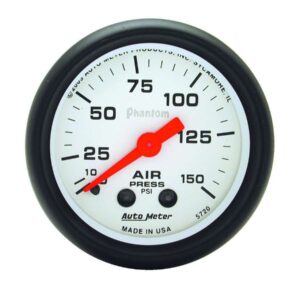 2-1/16 Phantom Air Press. Gauge 0-150psi