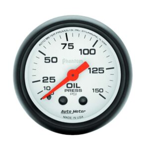 2-1/16in Phantom Oil Press. Gauge 0-150psi