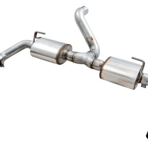 Jeep JL JLU Dual Exhaust Axleback Black Tips