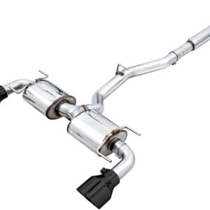 BRZ GR86 FR-S Exhaust Dual Outlet Black Tips