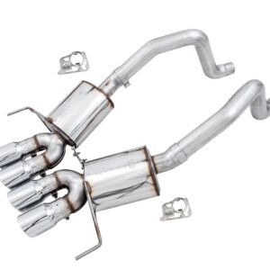 C7 Corvette Exhaust Quad Silver Tips