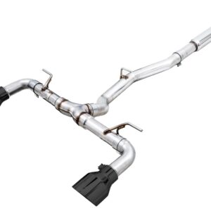 BRZ GR86 FR-S Exhaust Dual Outlet Black Tips