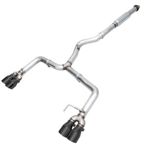 Subaru WRX STI Exhaust Quad Black Tips