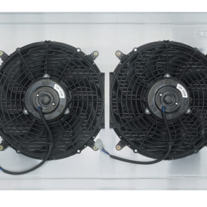 71-73 Mustang Radiator AT 26in Dual 12in Fans