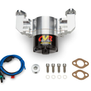 SBC Billet Alum Electric Water Pump Clear