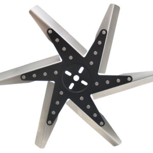 18in HP Stnless Steel Fl ex Fan (Black Hub/Rvrse